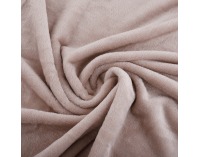 Plyšová deka s brmbolcami Luang 150x200 cm - púdrová ružová