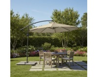 Záhradný slnečník Lukan - béžová