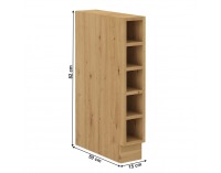 Dolná kuchynská skrinka Lula 15D OTW BB - dub artisan