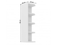 Horná kuchynská skrinka Lula 30 G-90 ZAK - biela