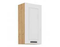 Horná kuchynská skrinka Lula 45 G-90 1F - biela / dub artisan