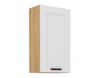 Horná kuchynská skrinka Lula 50 G-90 1F - biela / dub artisan