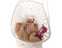 Závesná kolíska Lulabi - biela