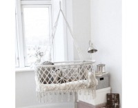 Závesná kolíska Lulabi - biela