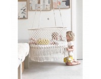 Závesná kolíska Lulabi - biela