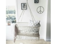 Závesná kolíska Lulabi - biela