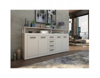 Štvordverová komoda so zásuvkami Lunysa 2 New - kašmír