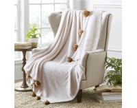 Plyšová deka Lusen 150x200 cm - smotanová