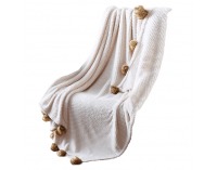 Plyšová deka Lusen 150x200 cm - smotanová