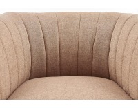 Kreslo Lusso - béžová / čierna