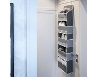 Závesný organizér na dvere Madon - sivá