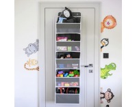 Závesný organizér na dvere Madon - sivá