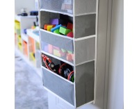 Závesný organizér na dvere Madon - sivá