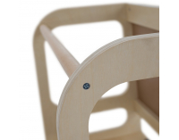 Montessori učiaca veža s tabuľou 3v1 Magan - prírodná