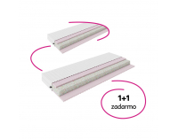 Penový matrac (2 ks) Magdo 80x200 cm - biela