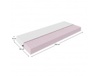 Penový matrac Mair 10 cm 120x200 cm - biela