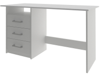 Písací stôl Makodi - biela