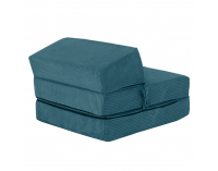 Skladací matrac / kreslo Malen - petrolejová