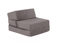 Skladací matrac / kreslo Malen - sivá