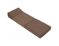 Skladací matrac / kreslo Malen - svetlohnedá