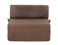 Skladací matrac / kreslo Malen - svetlohnedá