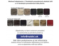 Rohová sedačka U s rozkladom Malibu U L/P - béžová / hnedý melír