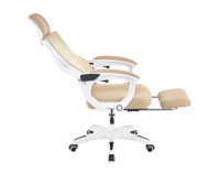 Kancelárske kreslo Malvin - béžová / biela