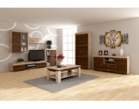 TV stolík Mamba MAM-04 - sonoma svetlá / sonoma tmavá