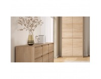 Trojdverová komoda so zásuvkami Manol K3D3S - cremona