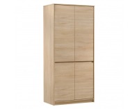 Štvordverová šatníková skriňa Manol S4D - cremona
