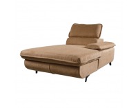 Otoman s úložným priestorom Manty OTT 1BP ZP P - hnedá / čierna