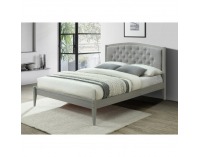 Manželská posteľ s roštom Adore 183 - sivá vintage / svetlosivá