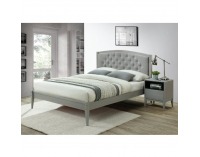 Manželská posteľ s roštom Adore 183 - sivá vintage / svetlosivá