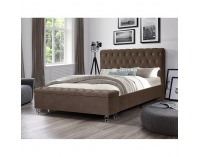 Manželská posteľ s roštom Angala 180x200 cm - hnedá