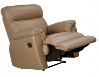 Kožená sedacia súprava s rozkladom Marcodom 05-001 - čokoládová koža