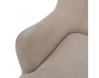 Relaxačné otočné kreslo Maren - sivobéžová