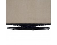 Relaxačné otočné kreslo Maren - sivobéžová