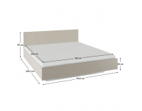 Spálňová zostava Matisa 160 - kašmír