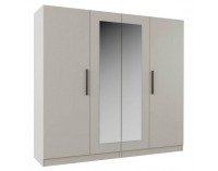 Šatníková skriňa so zrkadlom Matisa - kašmír