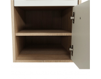 Rohový PC stolík Maurus MA11 New - dub sonoma / biela