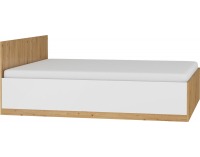 Manželská posteľ s roštom Maximus MXS-18 160 - dub artisan / biely lesk