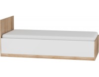 Študentská izba Maximus - sonoma svetlá / biely lesk