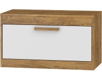 Obývacia izba Maximus - dub burgundský / biely lesk