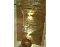 Vitrína s osvetlením Siena SI-W1/2 L/P - dub mocca / biela