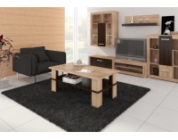 Konferenčný stolík Futura 2 - sonoma svetlá / sonoma tmavá