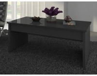 Konferenčný stolík Indila - čierna / čierny lesk