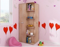 Rohová šatníková skriňa Nemo - sonoma tmavá