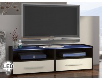 TV stolík Semprio - wenge / krém