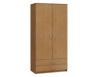Šatníková skriňa Skrina 2D-2S - buk