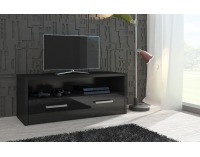 TV stolík Tirana - čierna / čierny vysoký lesk